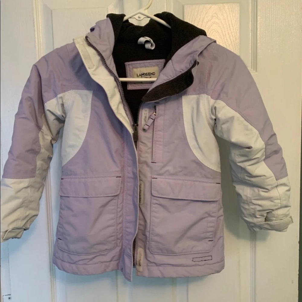 Girls Lavender Squal Parka Lands End